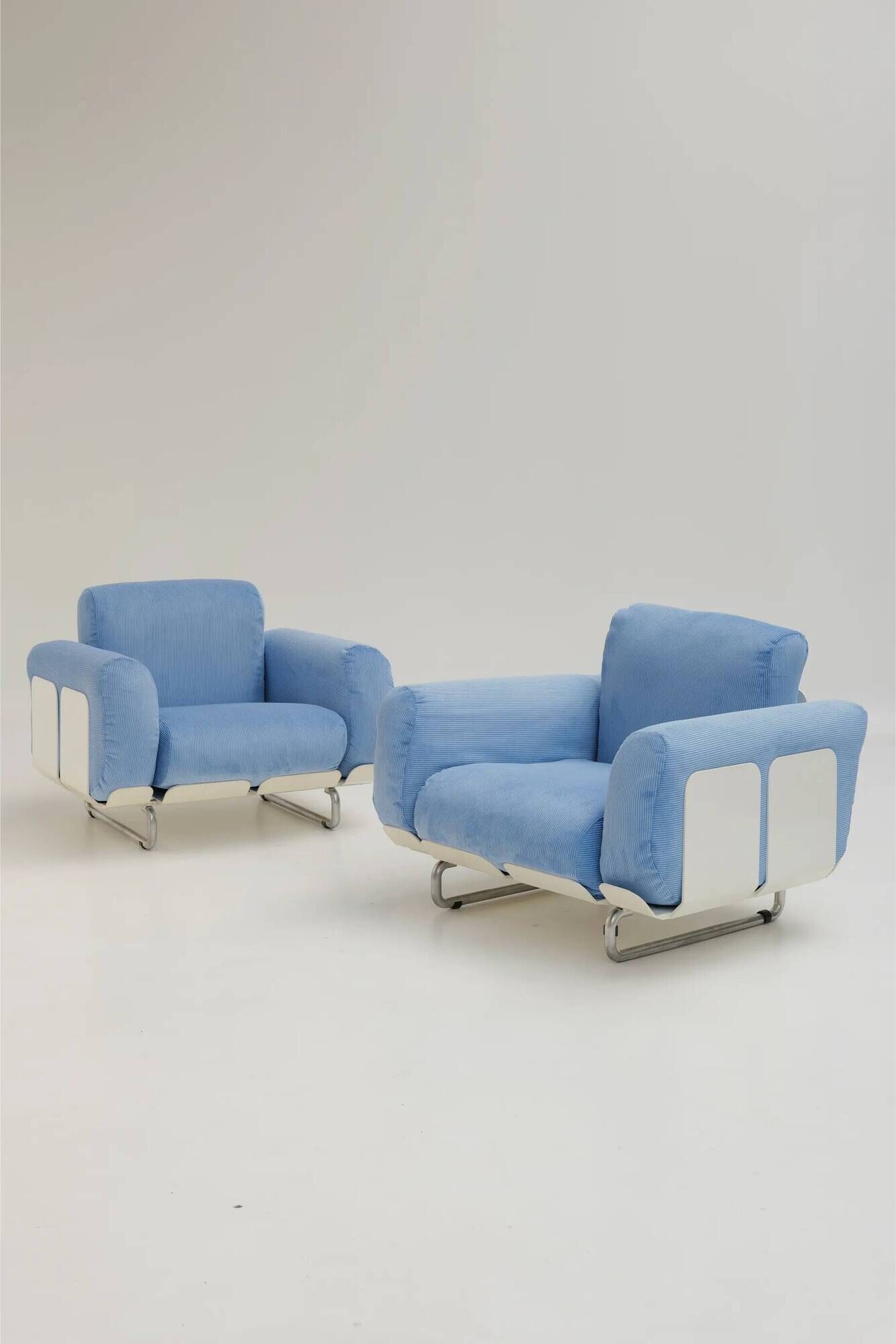 Pair of Senzafine armchairs by Eleonore Peduzzi Riva for Zanotta