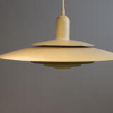 White Danish concentric ceiling light