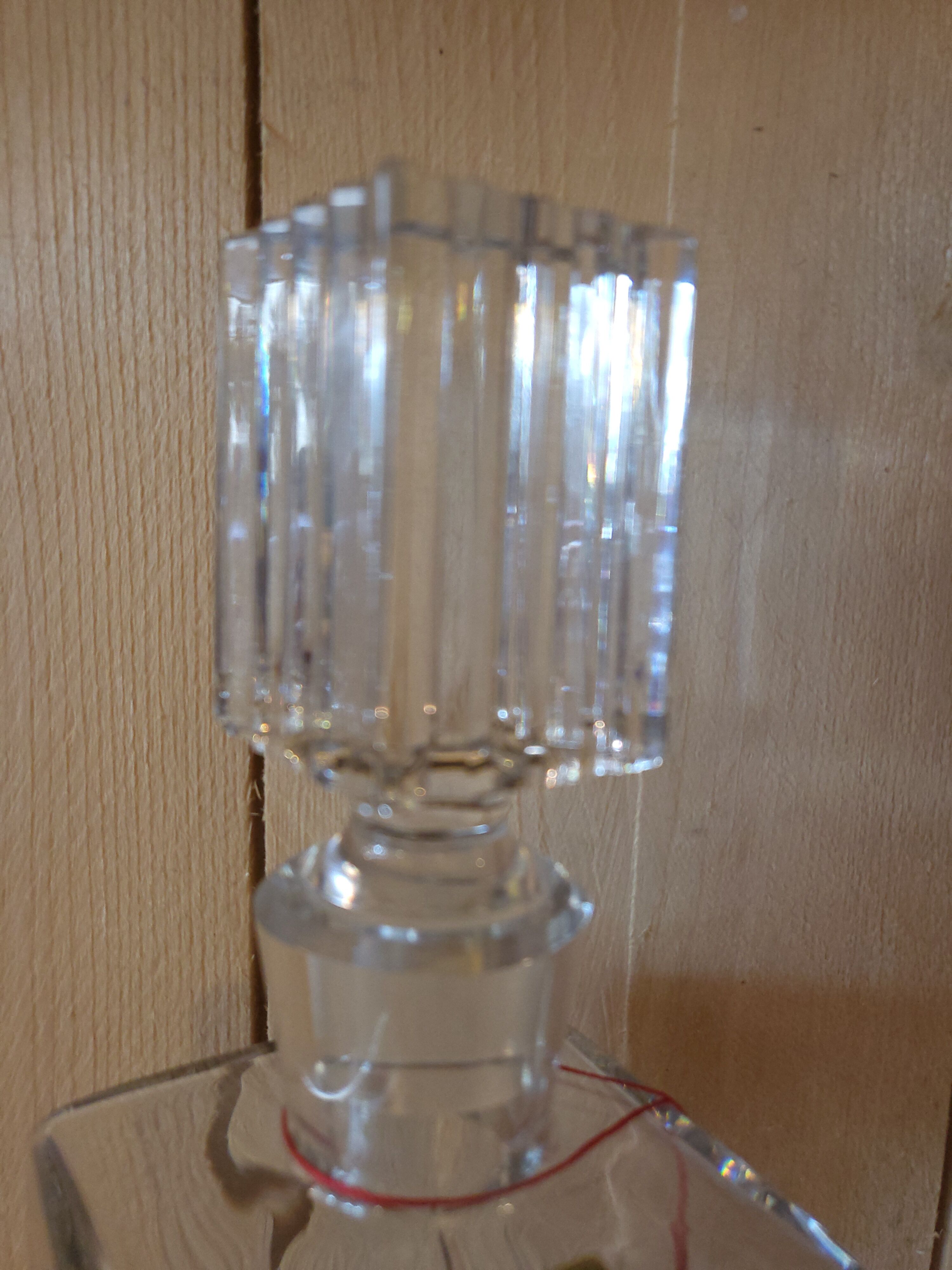Decanter in crystal villeroy and Boch