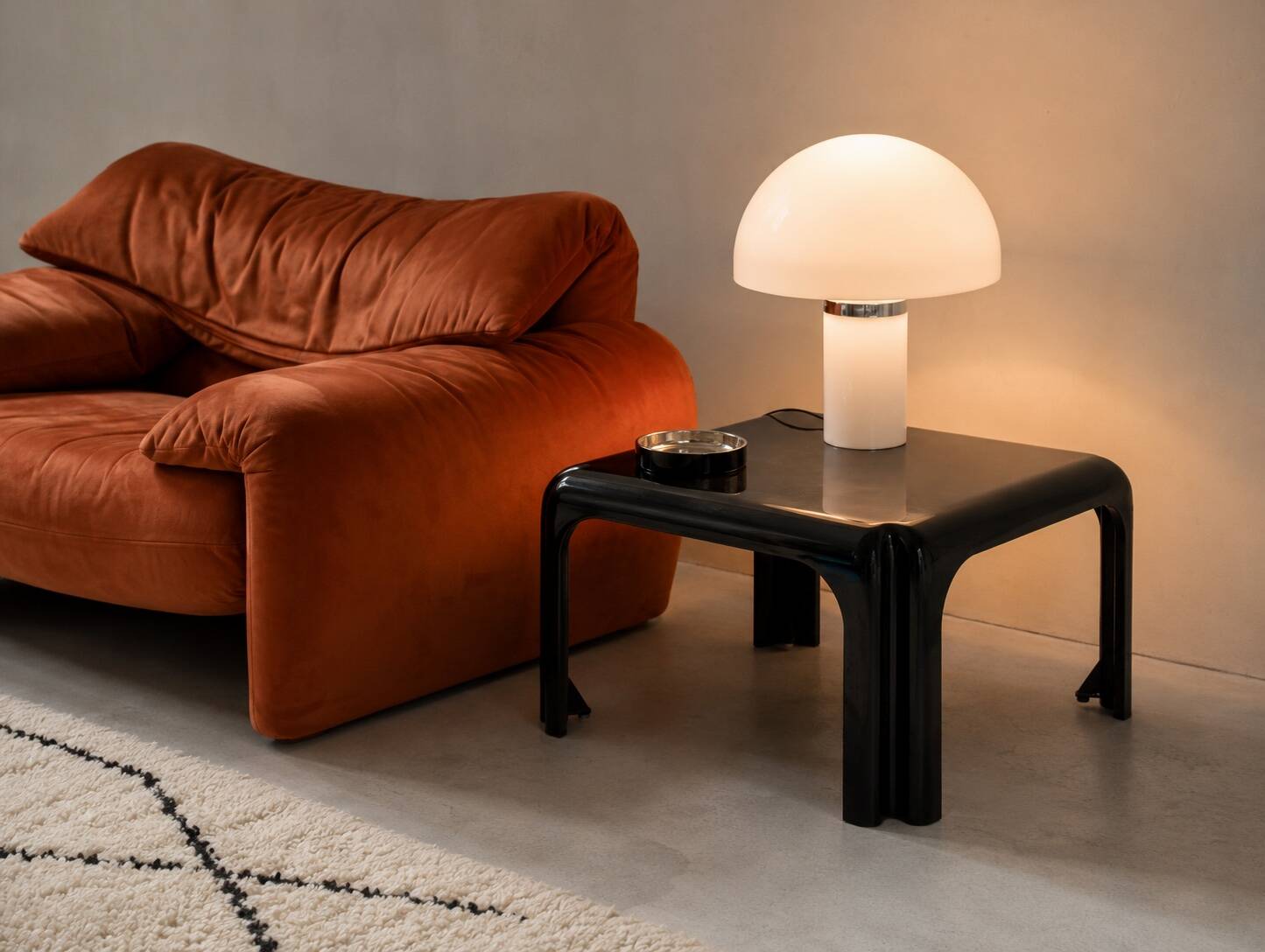 Vico Magistretti – "Elena" side table for PIN / Metra, Italy, 1970s