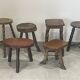 Lot de 6 tabourerts disparates