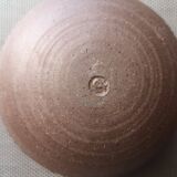 Chamotte terracotta bowl - Enamelled interior