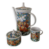 Coffee pot or teapot, sugar bowl and milk jug Petruschka Rosenthal