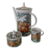 Cafetière ou théière, sucrier et pot à lait Petruschka Rosenthal