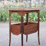 Wooden flap service, tea trolley, bar, living room furniture, vintage service, kitchen, decoration