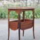 Wooden flap service, tea trolley, bar, living room furniture, vintage service, kitchen, decoration
