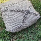 Moroccan carpet pouf
