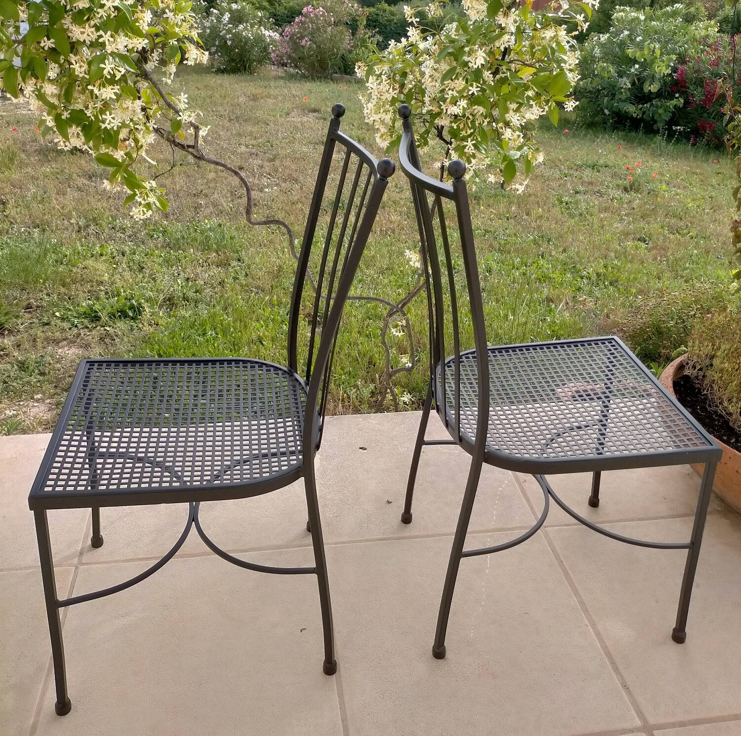 Iron chairs