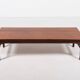 Vintage spectacular veneer coffee table from Saporiti, 1960’s Italy