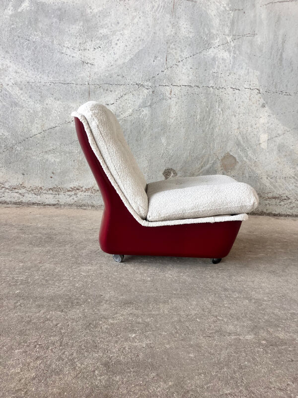 Fauteuil chauffeuse Airborne, France, 1970s