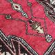 Nice vintage Persian mazlaghan handmade carpet 120x196 cm