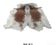 Genuine cowhide rug 1.9 x 1.9 m - Ref. 1