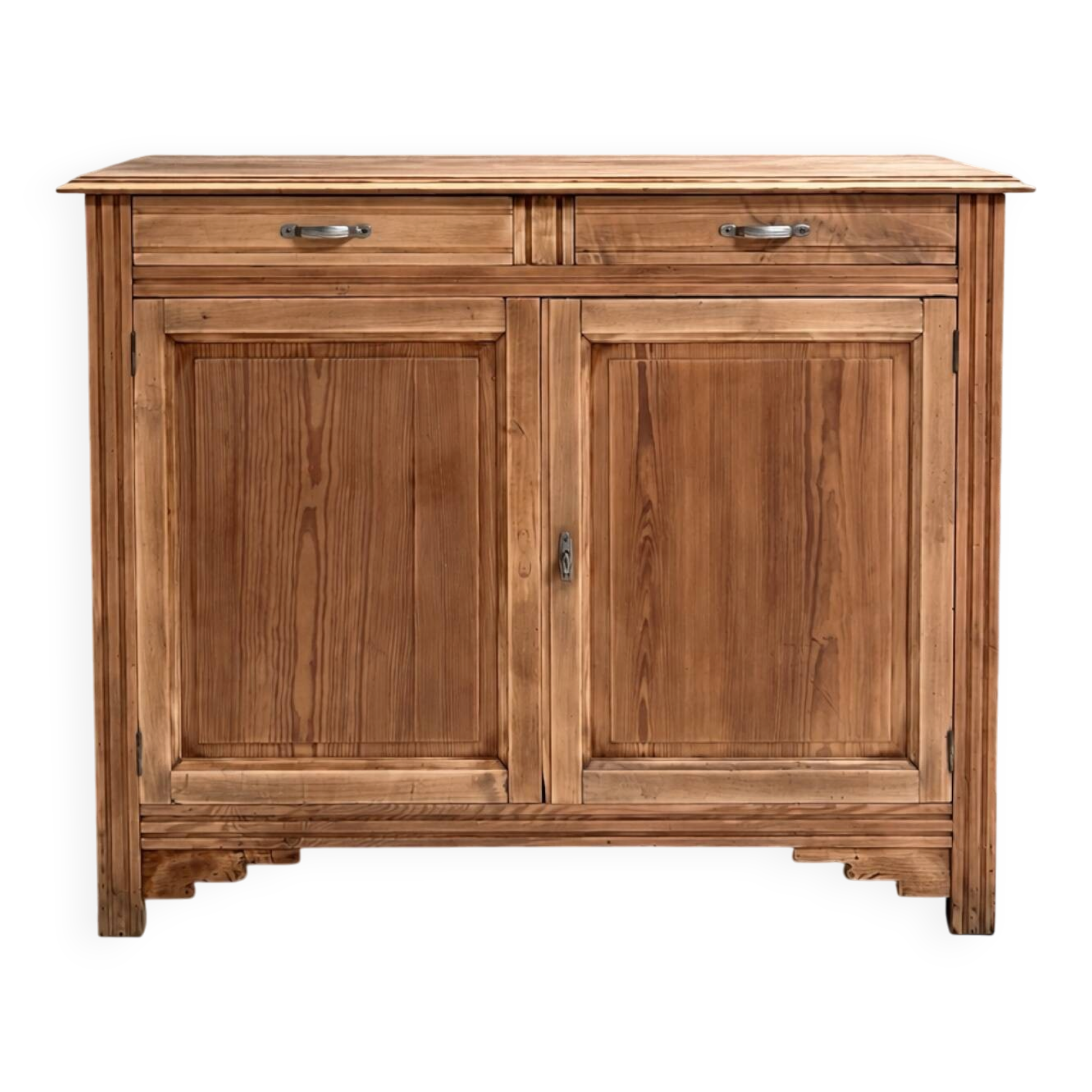 Antique buffet in solid pitch pine