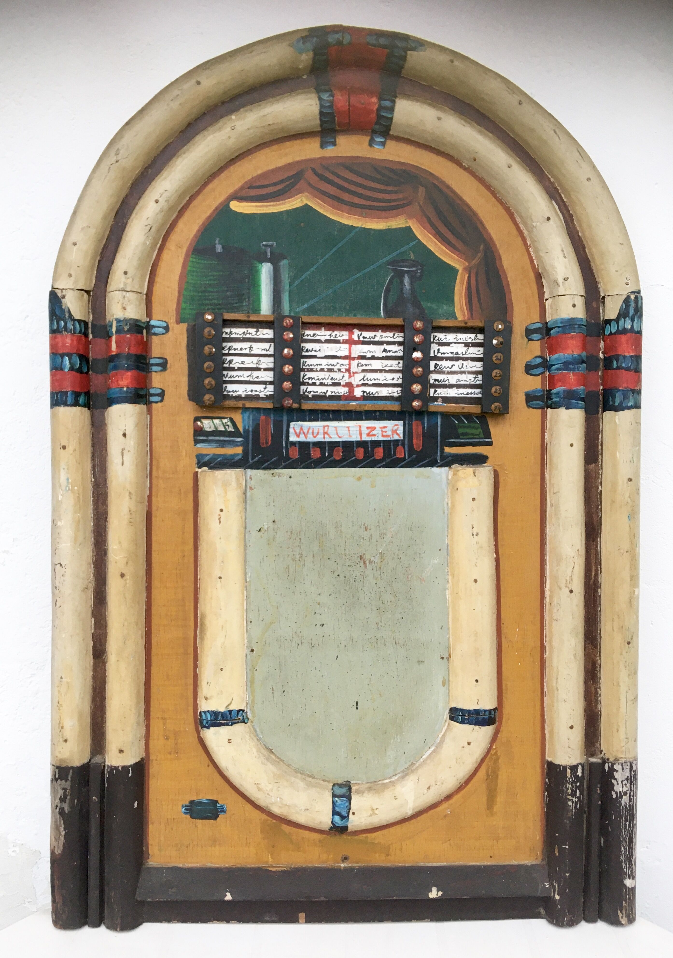 Decorative panel in vintage relief