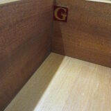 Vintage teak chest of drawers