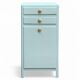 Vintage gray green bathroom chest of drawers