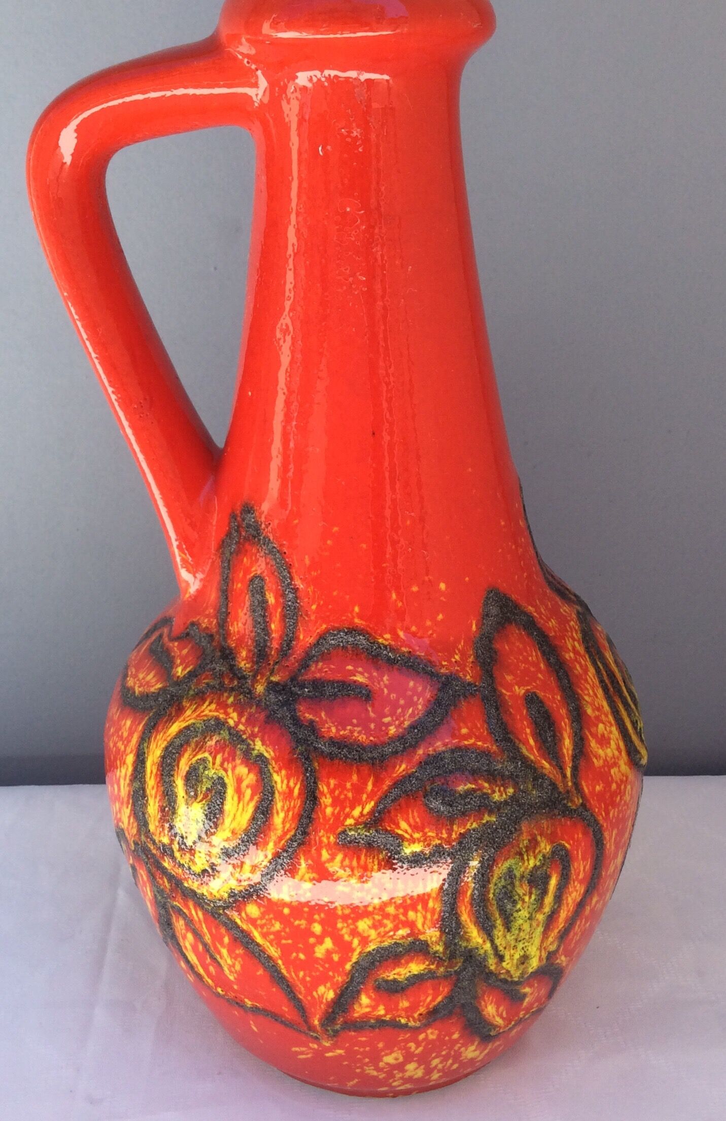 West Germany ceramic vase 1960s