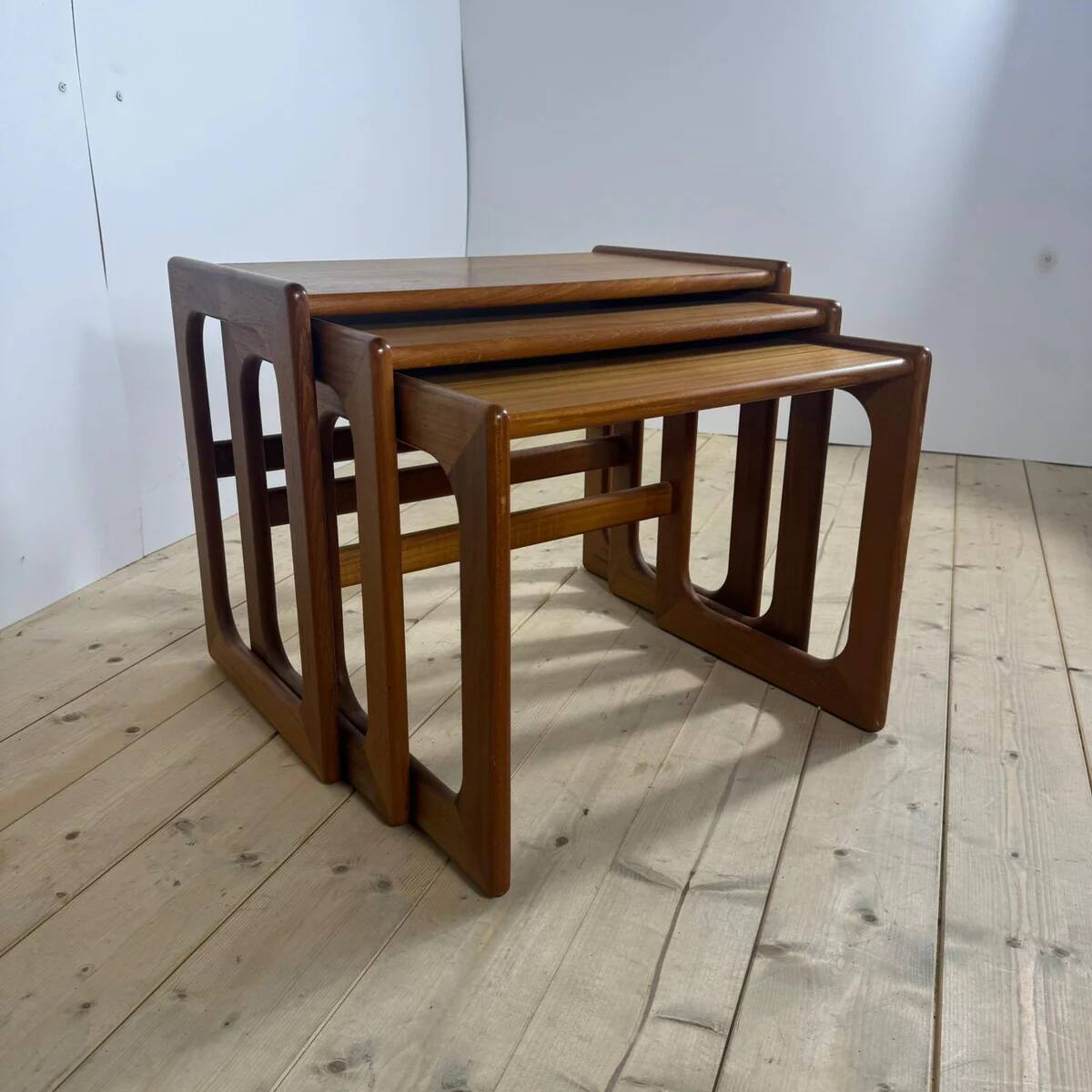 Nesting teak tables, Denmark 1960