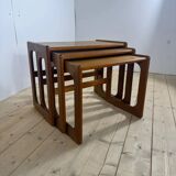 Nesting teak tables, Denmark 1960