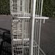 Art Deco shelf, aluminium