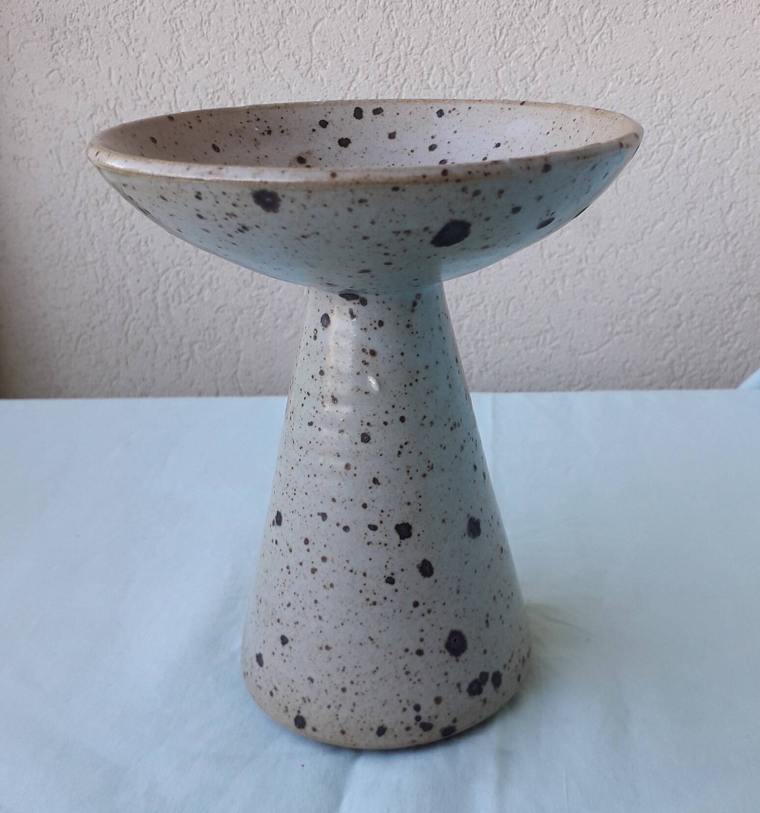 Pyrite stone candlestick