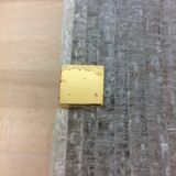 Scandinavian square wall lamp perspex and teak, ceiling lamp