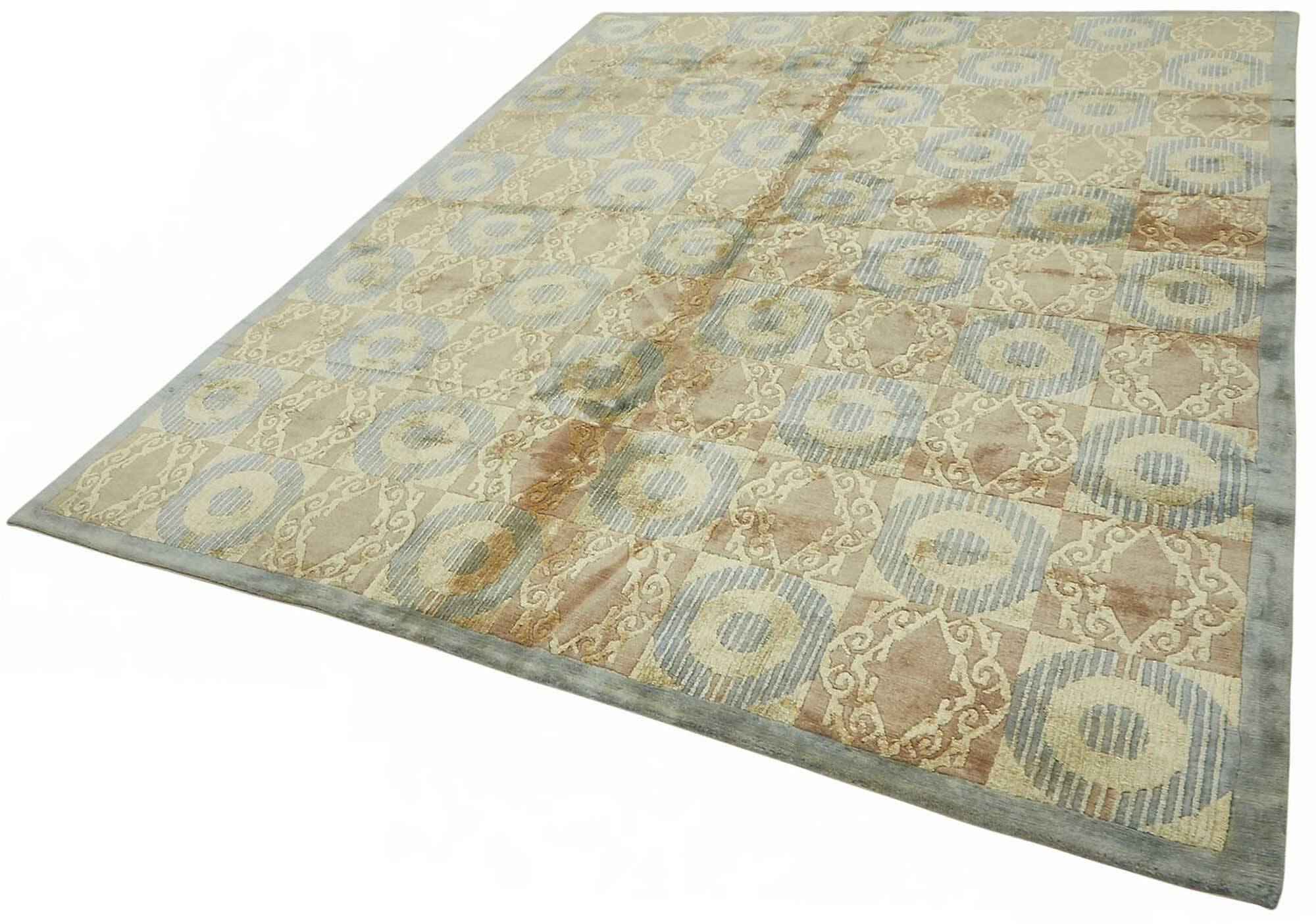Turkish Handknotted Wool Oushak Rug 240 cm x 302 cm