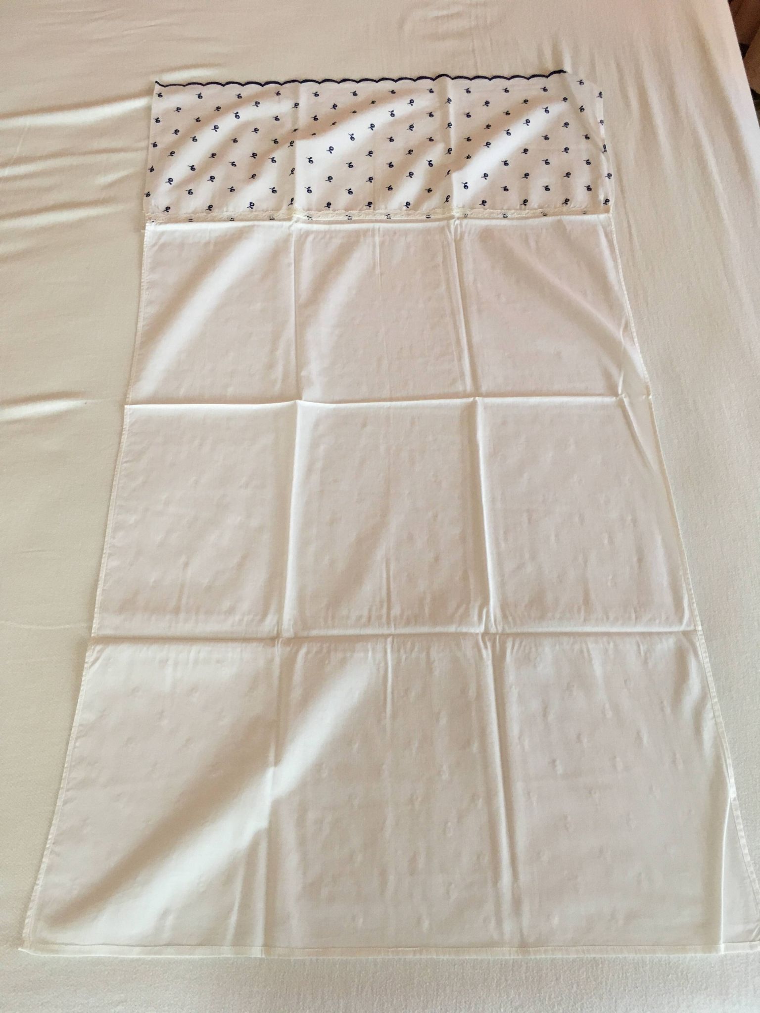Vintage baby sheet.