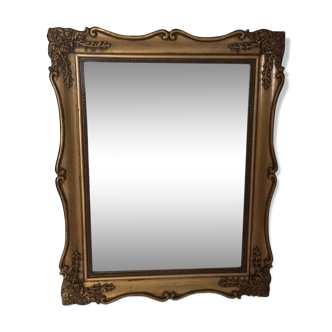 Miroir ancien doré 50x40cm