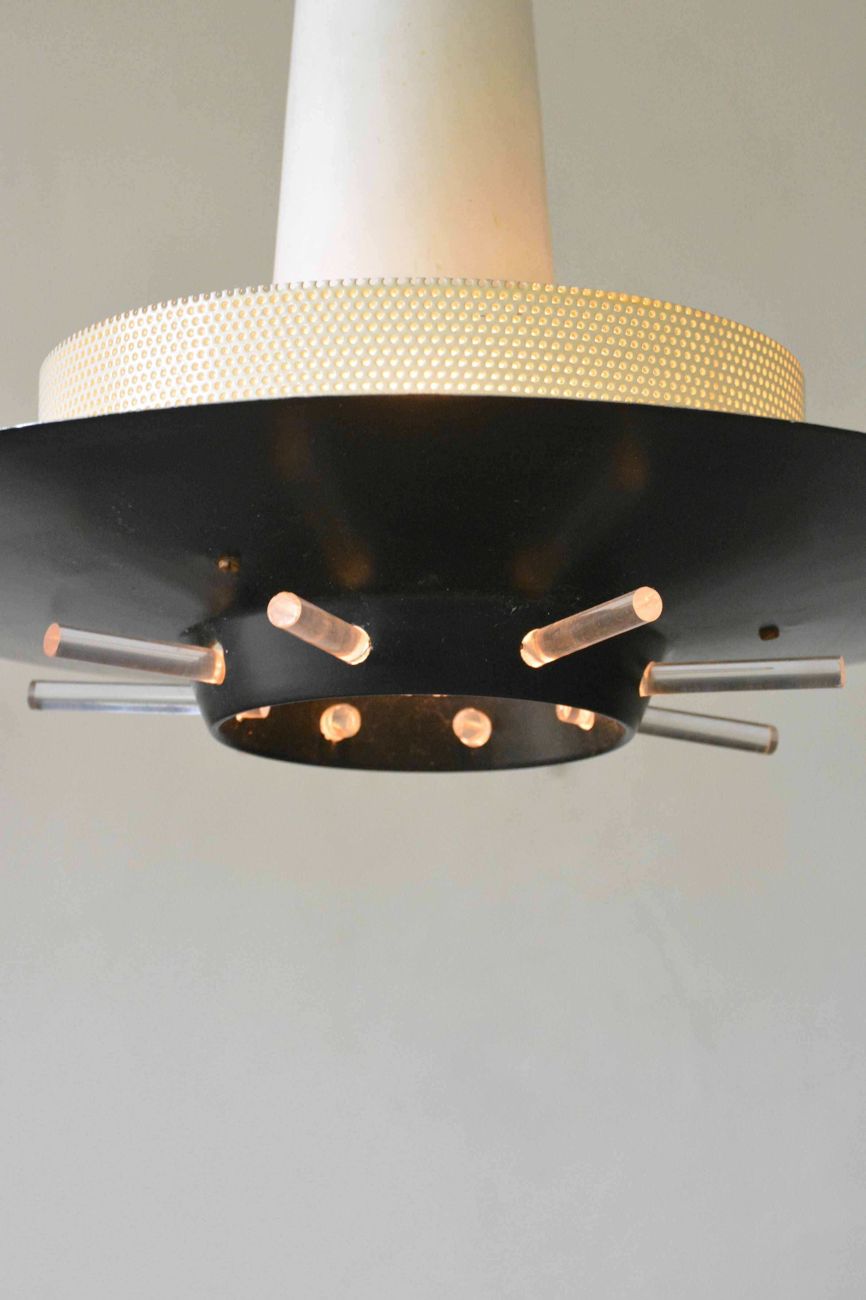 Pendant lamp by Hiemstra Perfolux 50s