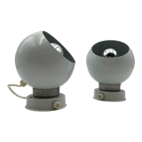Set of 2 Eyeball wall lamps - Reggiani - 60s,  space age design desk lamp