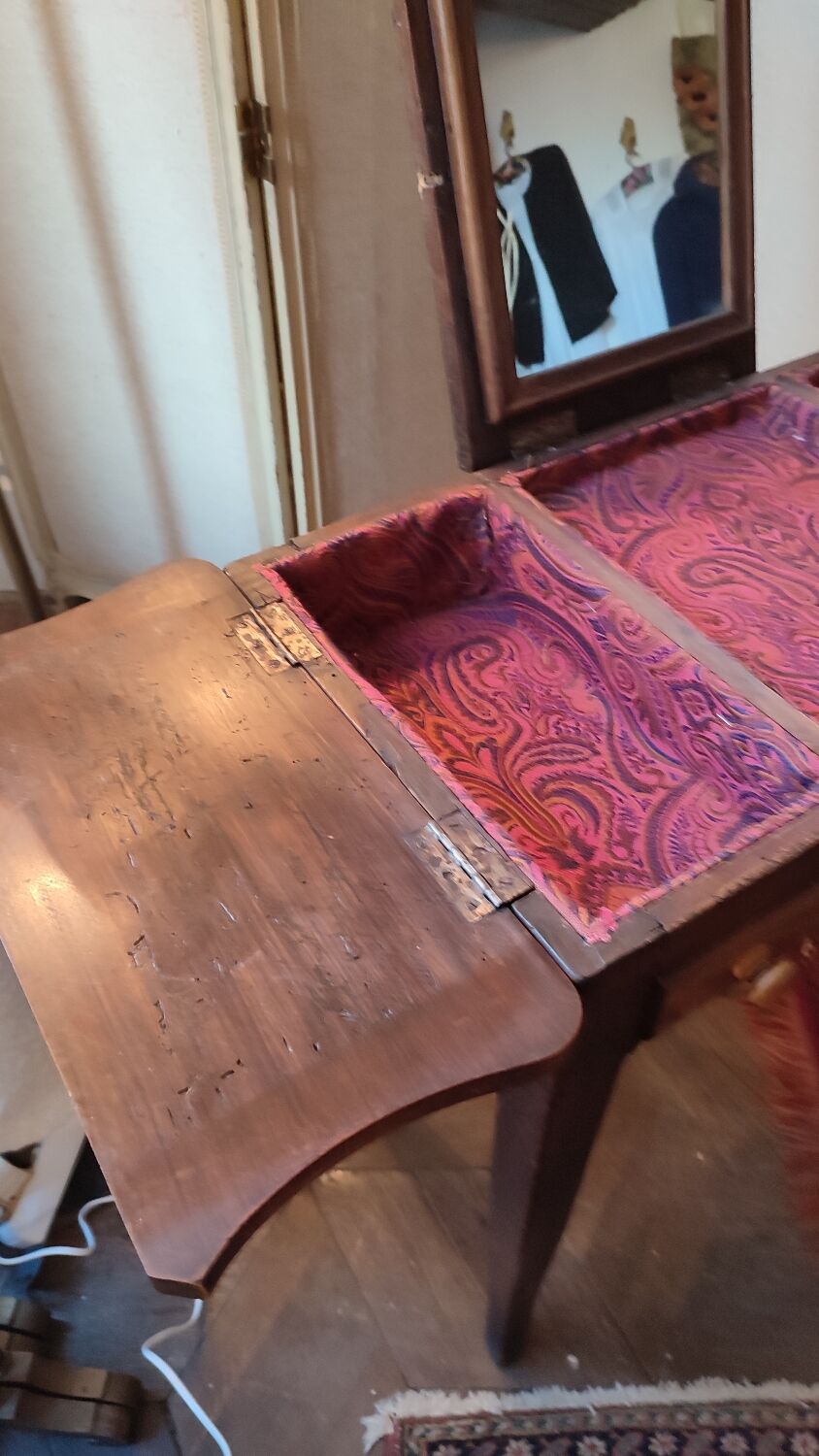 Coiffeuse a abattant style Louis XV