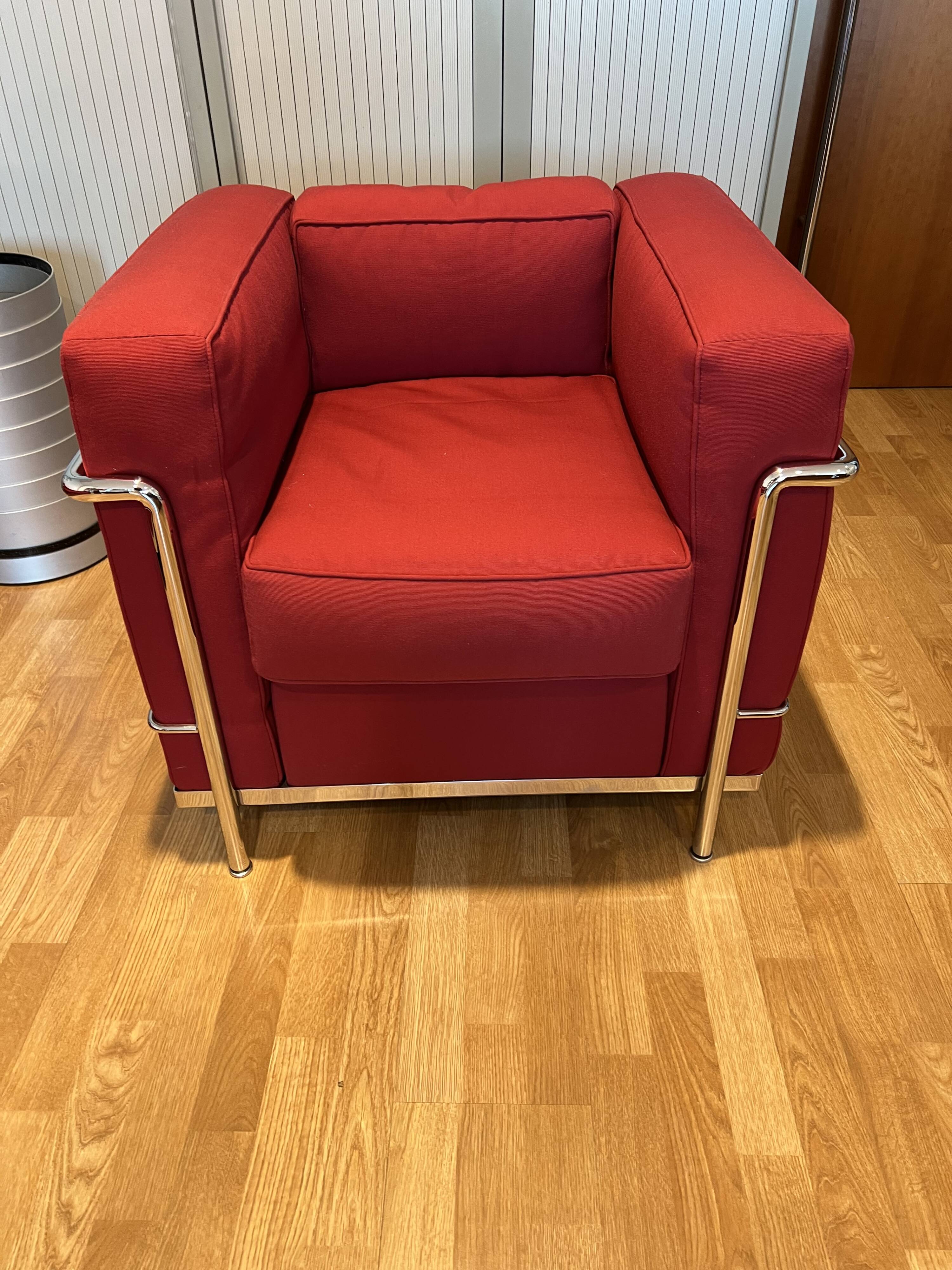 Fauteuil lc3 original cassina – le corbusier – design iconique