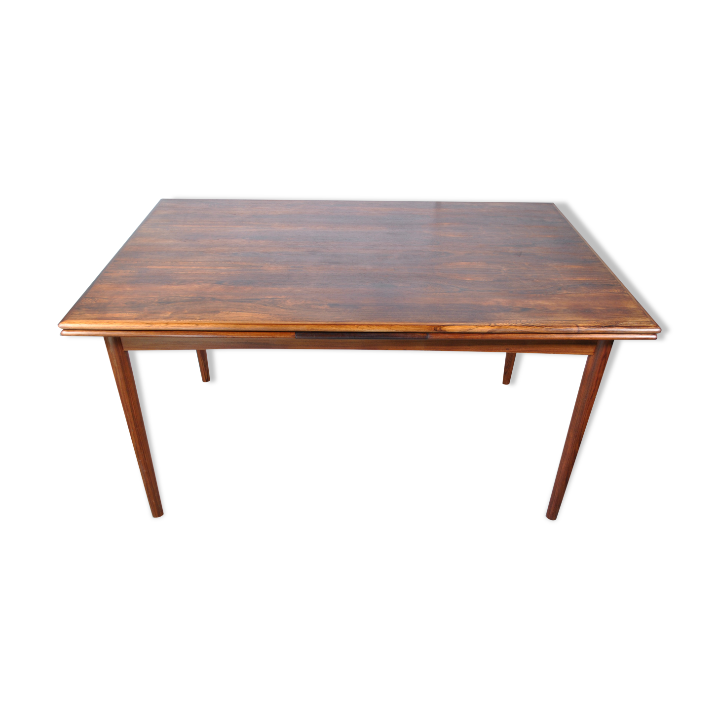 Extendable rosewood dining table year 60