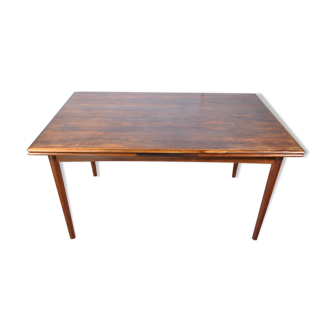 Extendable rosewood dining table year 60