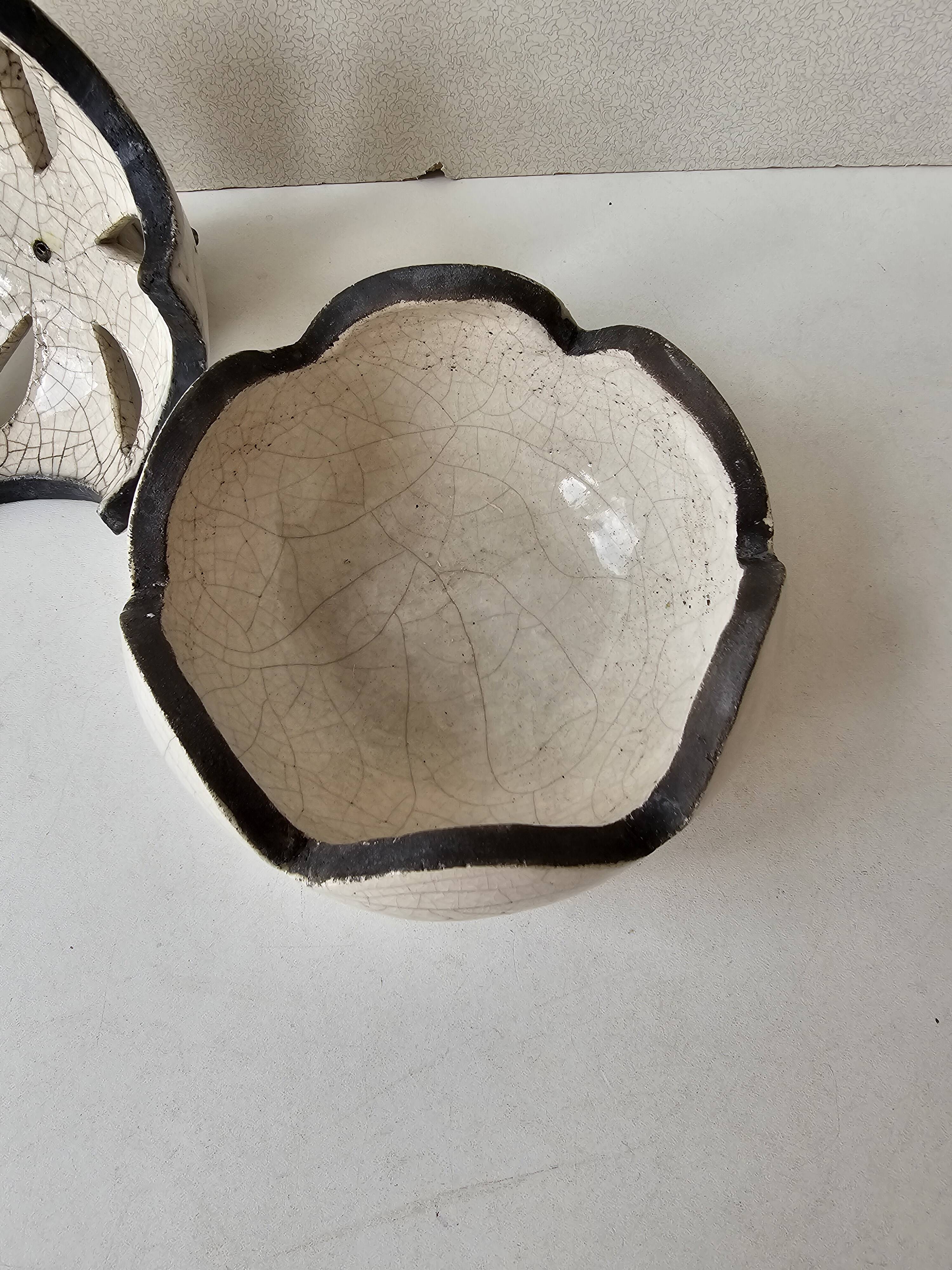 Photophore Secret box in ceramic Raiku signed M