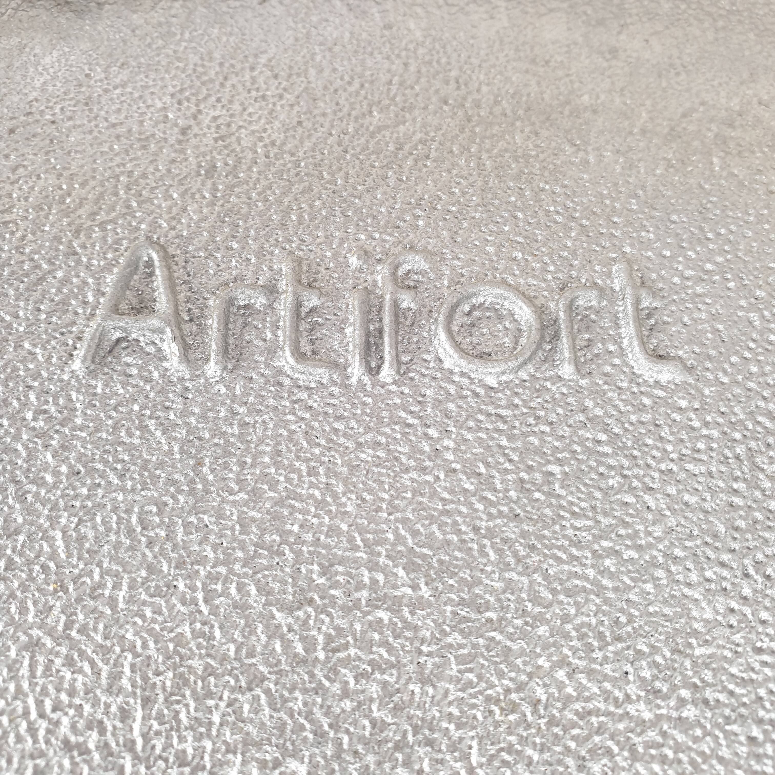 Fauteuil Big Globe avec pouf de Pierre Paulin pour Artifort, années 1980