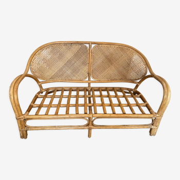 Banquette en rotin