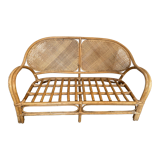 Rattan bench