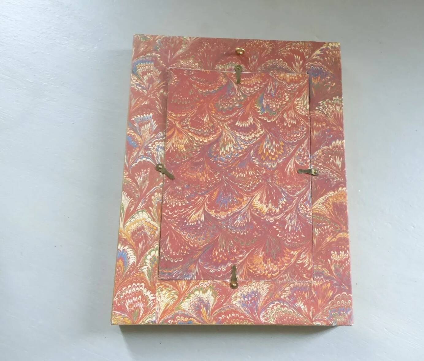 Small mercury mirror Wooden frame