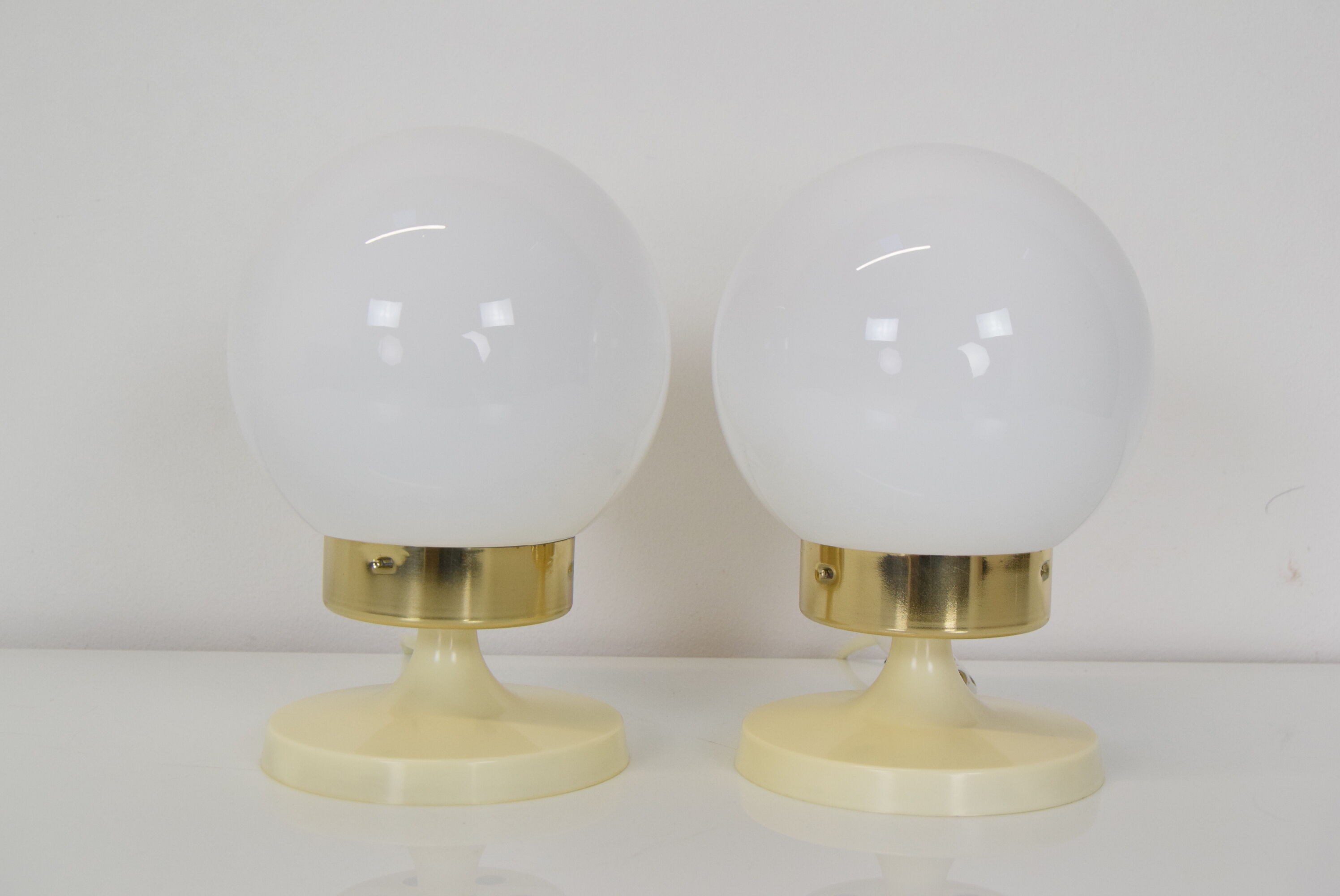 Pair of mid-century Table or Wall Lamps by Instala Děčín,1970's.