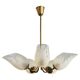 Swedish Modernity pendant by Carl Erik Bodén for Glössner, mid-1900s.