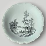 Service de 13 assiettes vintage de Limoges décorées à la main