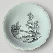 Service de 13 assiettes vintage de Limoges décorées à la main