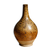 Vase in pyrity sandstone, signed