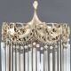Bronze Lamp and Pendants by H. Guimard, France, Art Nouveau, c. 1910