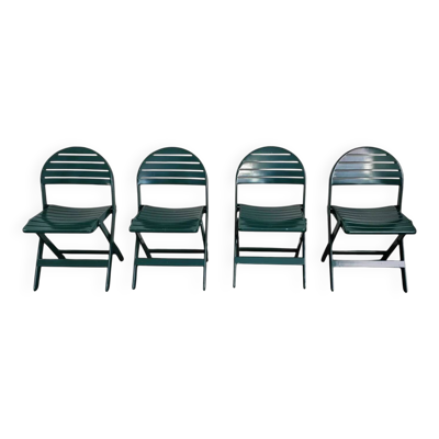 4 x Niels Gammelgaard / Ikea vintage / chaise pliante / 1993
