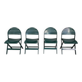 4 x Niels Gammelgaard / Ikea vintage / chaise pliante / 1993
