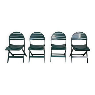 4 x Niels Gammelgaard / Ikea vintage / chaise pliante / 1993