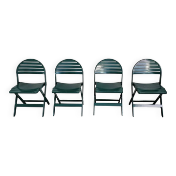 4 x Niels Gammelgaard / Ikea vintage / folding chair / 1993